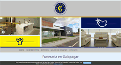 Desktop Screenshot of funerariasgalapagar.com
